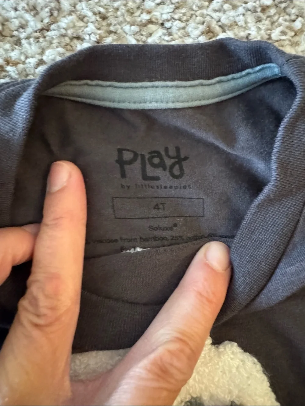 Little Sleepies Gray Long-Sleeve Tee with Mountain & Moose Graphic